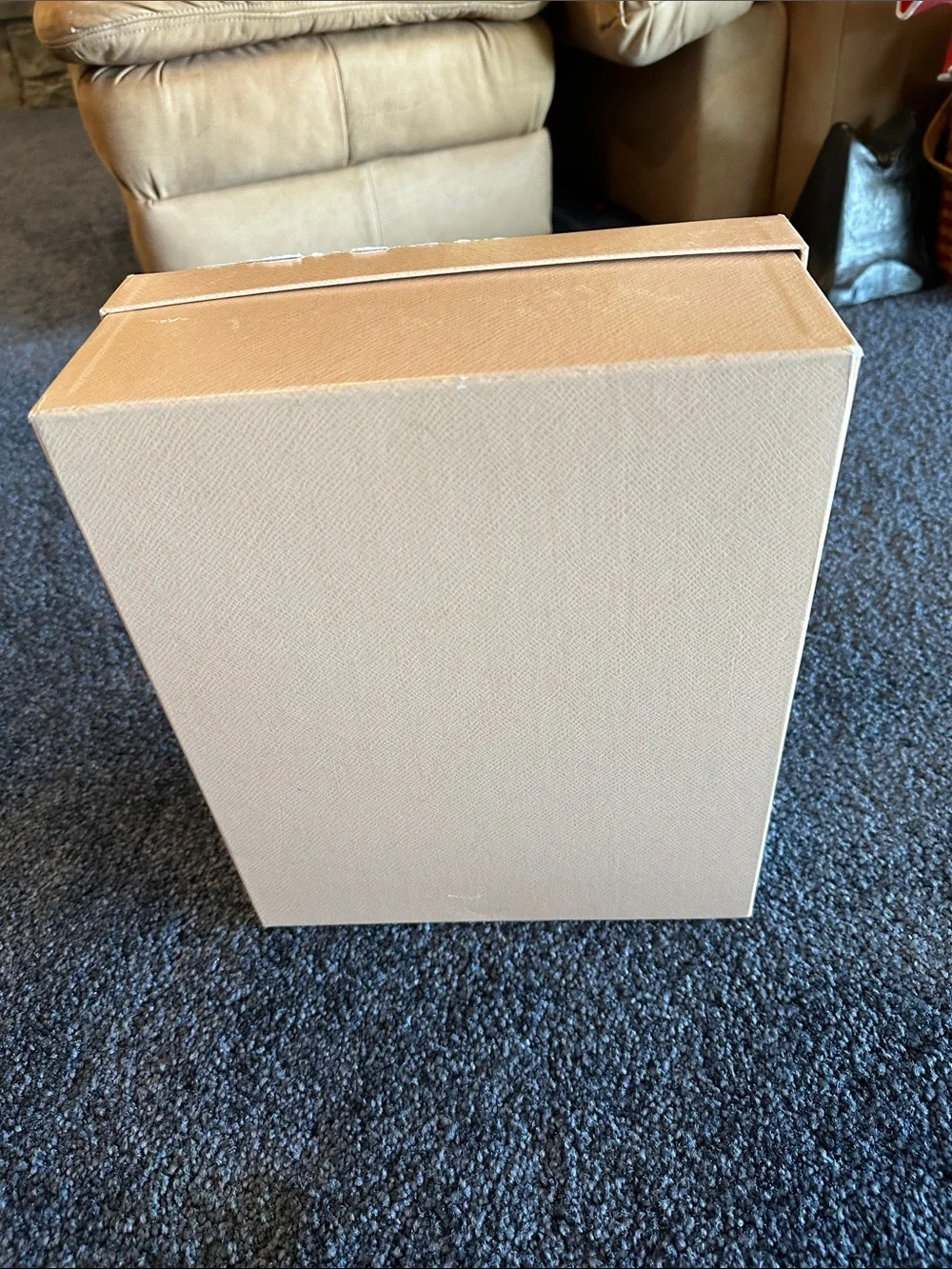 Prada Blush Shoe Box with Black Logo 12 x 10 x 4.5”